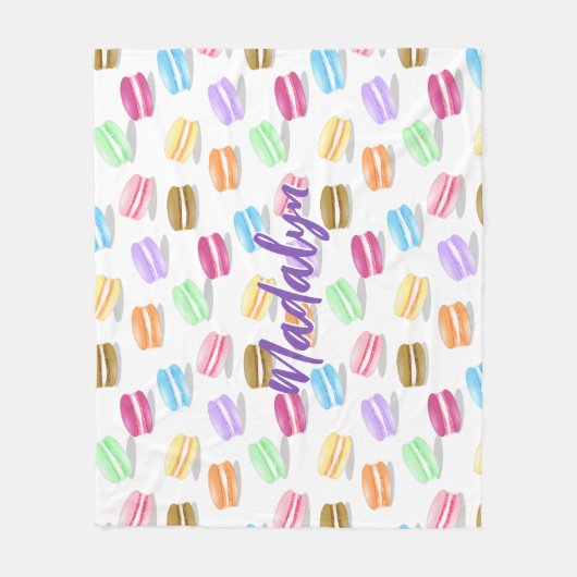 farbiges Makaronmuster Fleecedecke (Vorderseite)