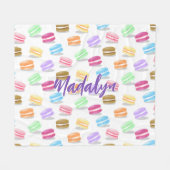 farbiges Makaronmuster Fleecedecke (Vorderseite (Horizontal))