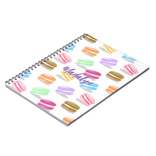 farbiges Makaronmuster Notizblock (Linke Seite)