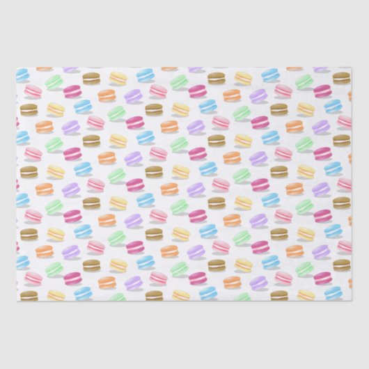 farbiges Makaronmuster Seidenpapier (Vorderseite)