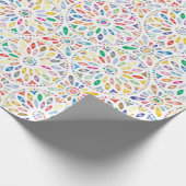 Farbiges Mandala-Packpapier Geschenkpapier (Ecke)