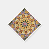 Farbiges Mandala Pattered Ostereier Paper Serviette (Ecke)