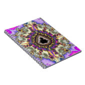 Farbiges Mandelbrot-Fraktal-Notebook Notizblock (Rechte Seite)