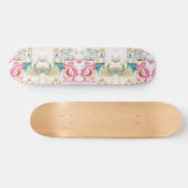 Farbiges Marmormuster Skateboard (Horizontal)