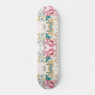 Farbiges Marmormuster Skateboard