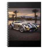 Farbiges Matte Race Car gedrucktes Notebook Notizblock (Vorderseite)