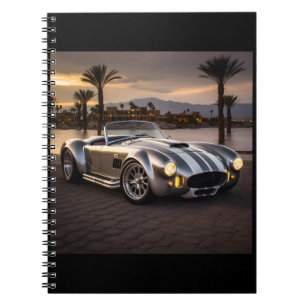 Farbiges Matte Race Car gedrucktes Notebook Notizblock