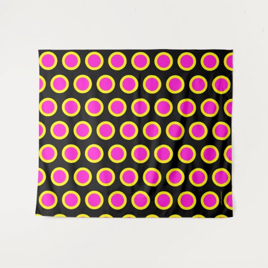 Farbiges Medium (50" x 60") Tapestry Wandteppich (Vorderseite (Horizontal))