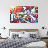 Farbiges medizinisches Thema Graffiti Leinwanddruck (Insitu (Schlafzimmer))