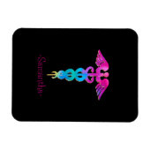 Farbiges medizinisches Zeichen Magnet (Horizontal)