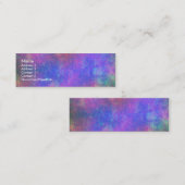 Farbiges Meer - Bed & Breakfast IV Mini Visitenkarte (Vorne/Hinten)