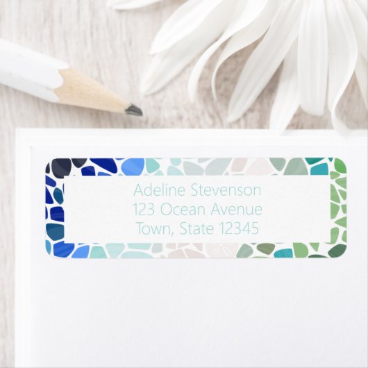 Farbiges Meerglas (Insitu)