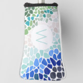 Farbiges Meerglas Golf Headcover (Rotieren 90)