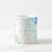 Farbiges Meerglas mit anfänglicher Tasse (Mittel)