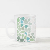 Farbiges Meerglas mit anfänglicher Tasse (Links)