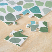 Farbiges Meerglas Puzzle (Seite)