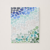 Farbiges Meerglas Puzzle (Vertikal)