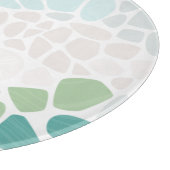 Farbiges Meerglas Schneidebrett (Ecke)