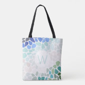 Farbiges Meerglas Tasche (Rückseite)