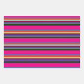 Farbiges mexikanisches Fiesta-Muster Geschenkpapier Set (Vorderseite 3)