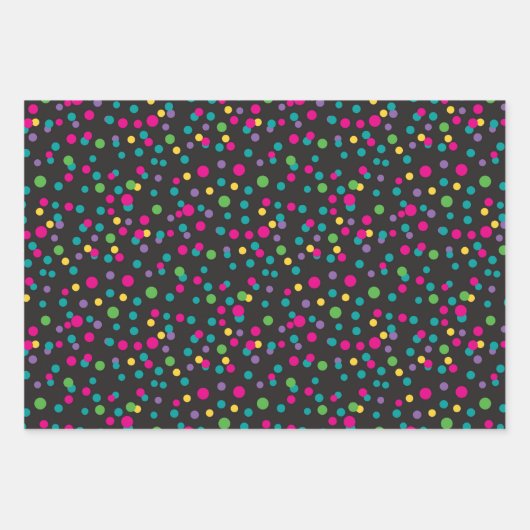 Farbiges mexikanisches Fiesta-Muster Geschenkpapier Set (Vorderseite)