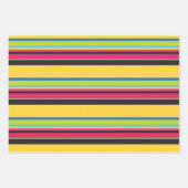 Farbiges mexikanisches Fiesta-Muster Geschenkpapier Set (Vorderseite 2)