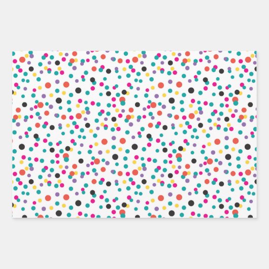 Farbiges mexikanisches Fiesta-Muster Geschenkpapier Set (Vorderseite)