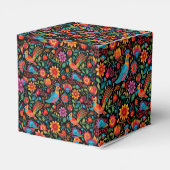 Farbiges mexikanisches Muster Geschenkschachtel (Rückseite)