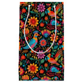 Farbiges mexikanisches Muster Kleine Geschenktüte (Vorderseite)