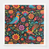 Farbiges mexikanisches Muster Serviette (Vorderseite)