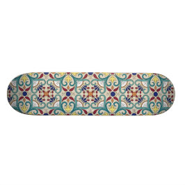 Farbiges mexikanisches Muster Skateboard