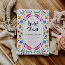 Farbiges mexikanisches Theme Fiesta Brautparty