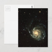 Farbiges Milchwegsolarsystem Postkarte (Vorne/Hinten)