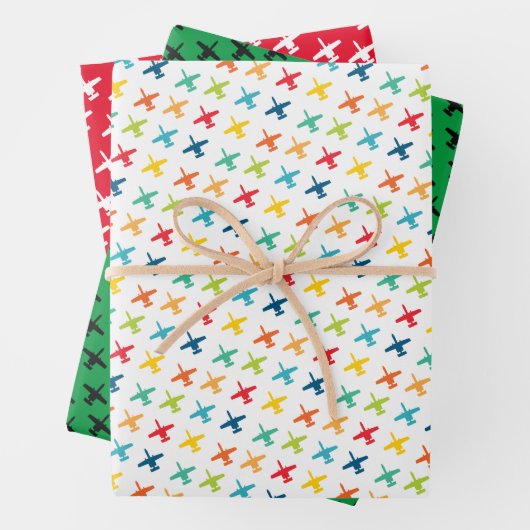 Farbiges Mix A-10-Muster für Warthog Jet Geschenkpapier Set (Beispiel)