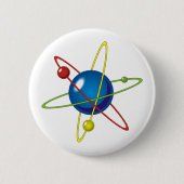 Farbiges Modell des Atom Button (Vorderseite)