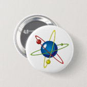 Farbiges Modell des Atom Button (Vorne & Hinten)