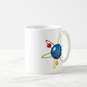 Farbiges Modell des Atom Kaffeetasse (VorderseiteRechts)