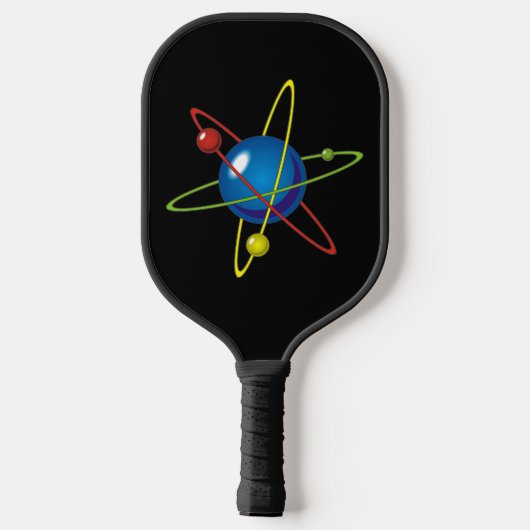 Farbiges Modell des Atom Pickleball Schläger (Rückseite)