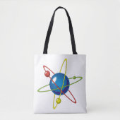 Farbiges Modell des Atom Tasche (Vorderseite)