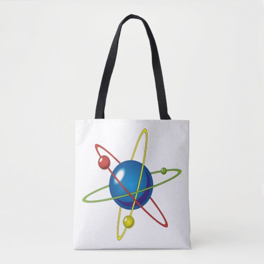 Farbiges Modell des Atom Tasche (Vorderseite)