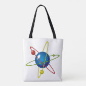 Farbiges Modell des Atom Tasche (Rückseite)