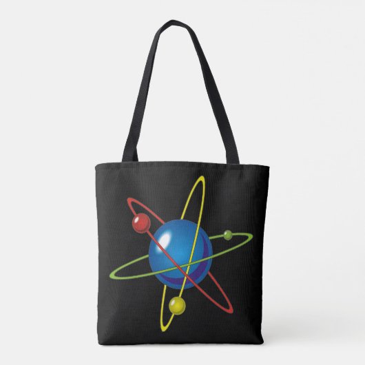 Farbiges Modell des Atom Tasche (Rückseite)