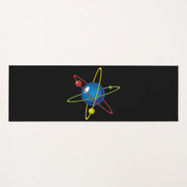 Farbiges Modell des Atom Yogamatte