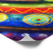 Farbiges Modern Good Friends Inspirivity Poster (Ecke)