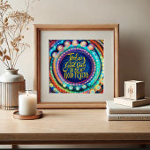 Farbiges Modern Good Friends Inspirivity Poster