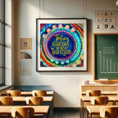 Farbiges Modern Good Friends Inspirivity Poster