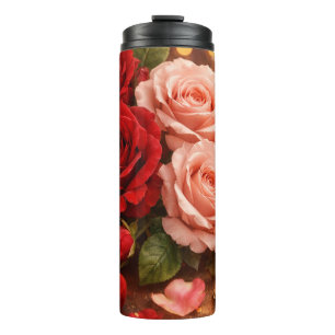 FARBIGES MODERNES BLUMENGESCHENK TOCHTER SCHWESTER THERMOSBECHER