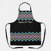 Farbiges modernes Design Schürze (Vorderseite)