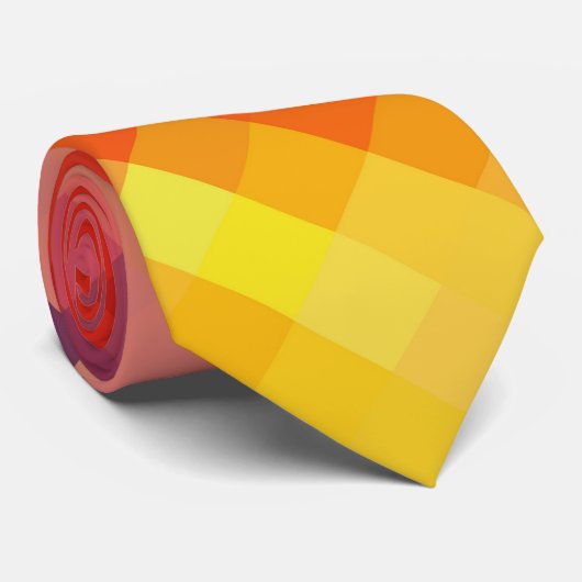 Farbiges modernes geometrisches Diamantmuster #8 Krawatte (Gerollt)