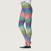 Farbiges modernes geometrisches Muster #40 Leggings (Links)